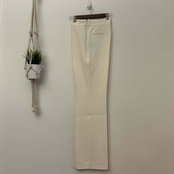VICTOR ALFARO Straight Leg Cream Trousers, 4 - Picture 2 of 7